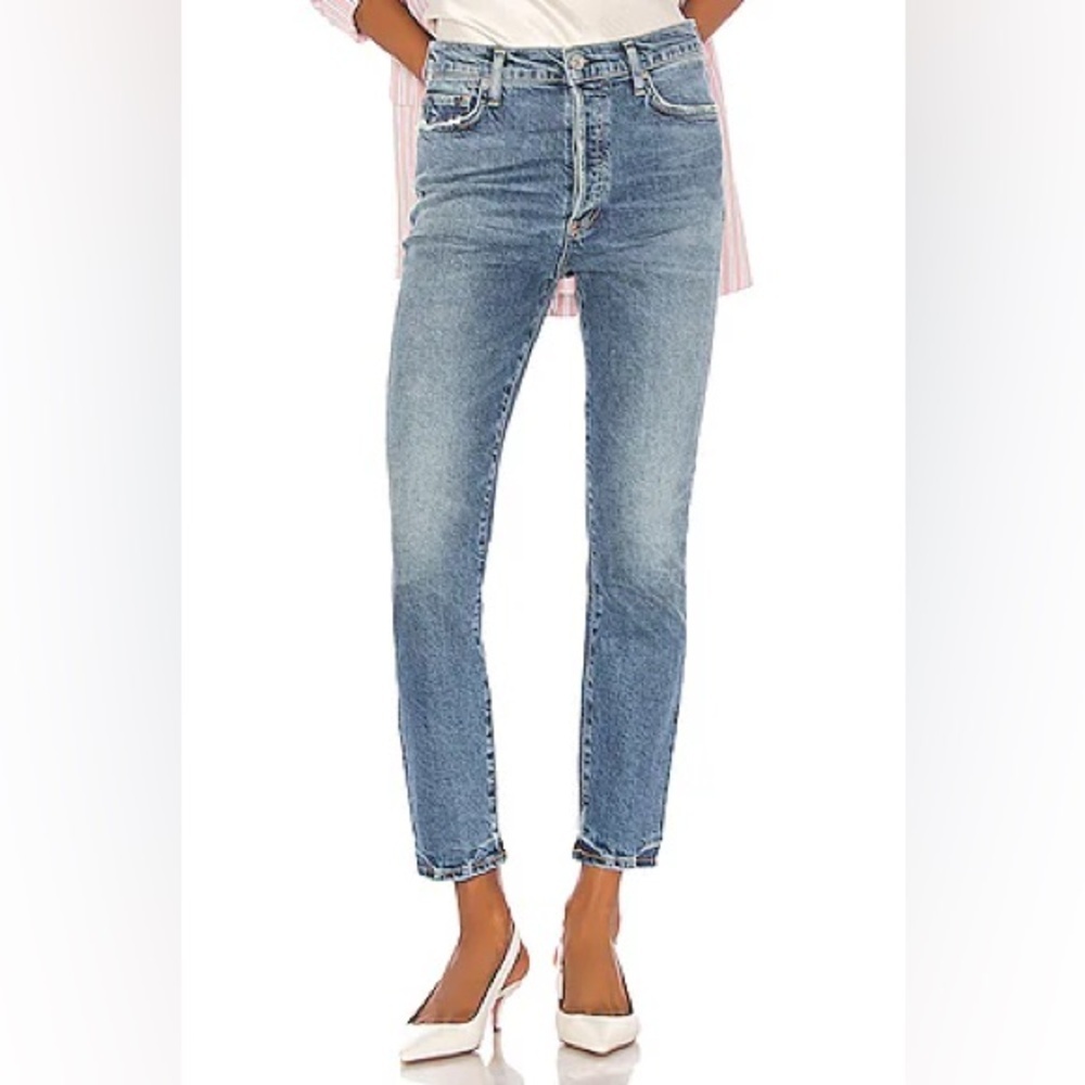 Citizens of Humanity Olivia High Rise Slim Jeans Moments Denim Women’s Size 27